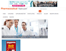 Tablet Screenshot of pharmaceutical-tech.com